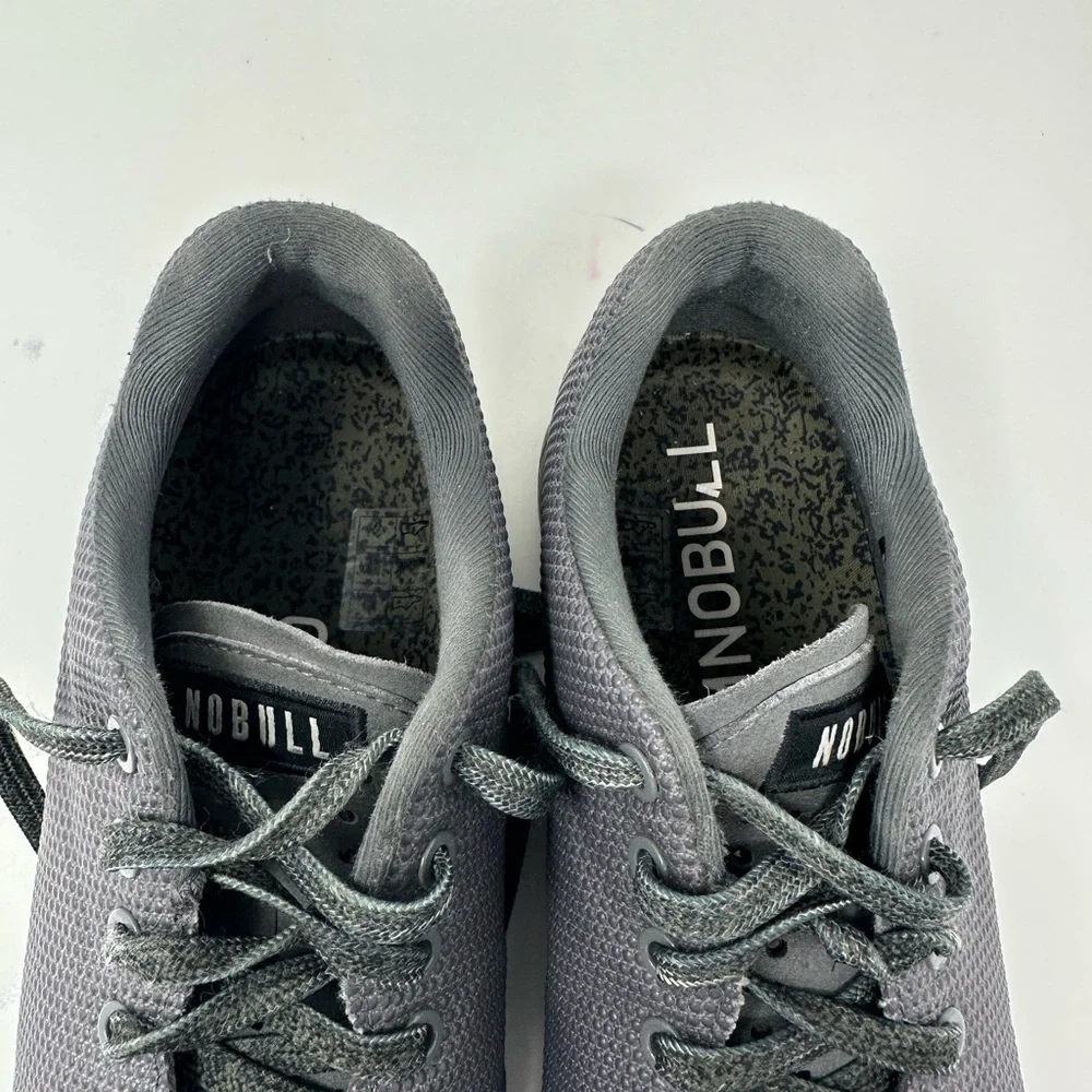 Nobull Superfabric Gray Shoes Unisex Workout Sneakers - Picture 14 of 15